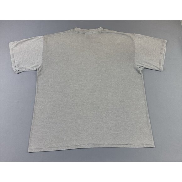 Vintage Y2K Nike Mini Swoosh Silver Tag Large Shirt Sports Gym Basketball Faded - Picture 2 of 9